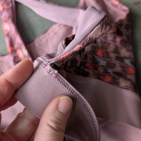 Patagonia Switchback Sports Bra in Evening Mauve medium - Picture 6 of 7